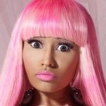 Nicki Minaj with pink hair