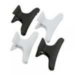 Set of four hairdressing clips