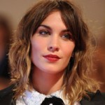 Alexa Chung with brown to blonde ombre hair