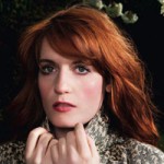 Florence Welch with her traditional red hair color